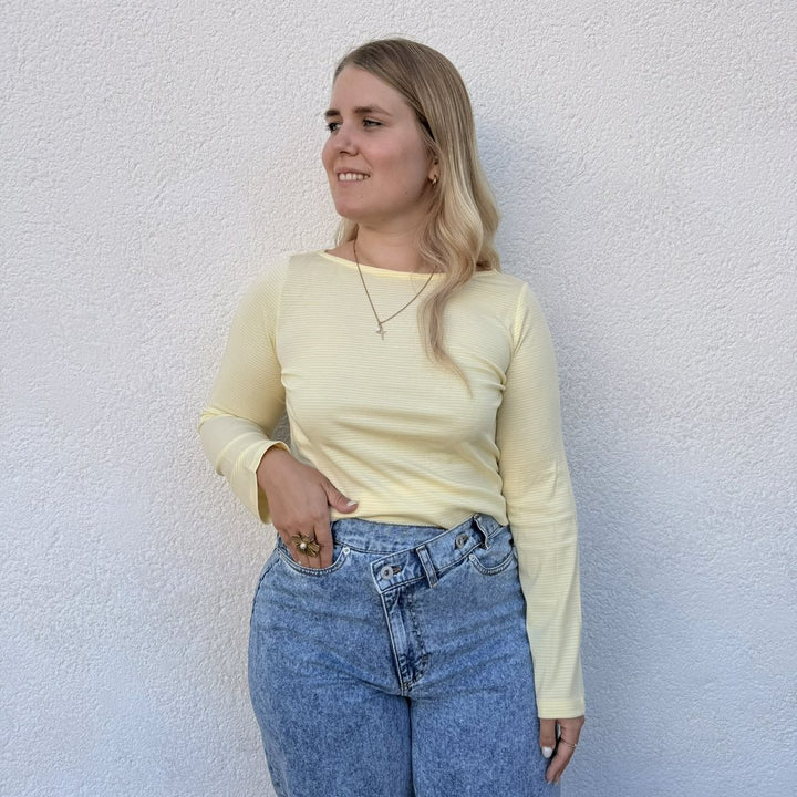 EF Longsleeve Soft Striped yellow