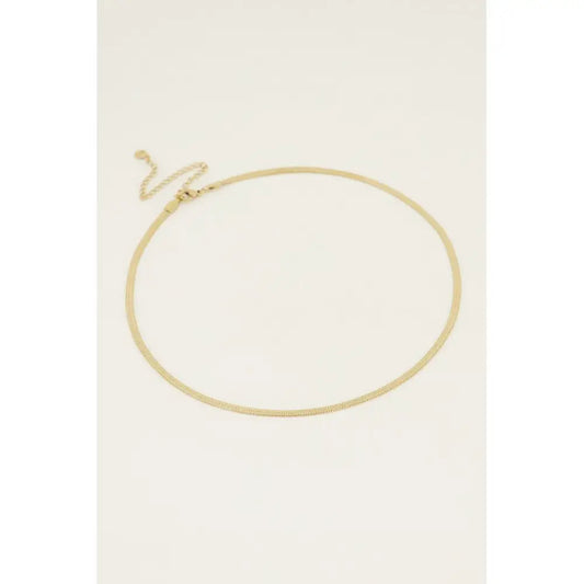 MJ Kette flache Gliederkette - Estiique Boutique