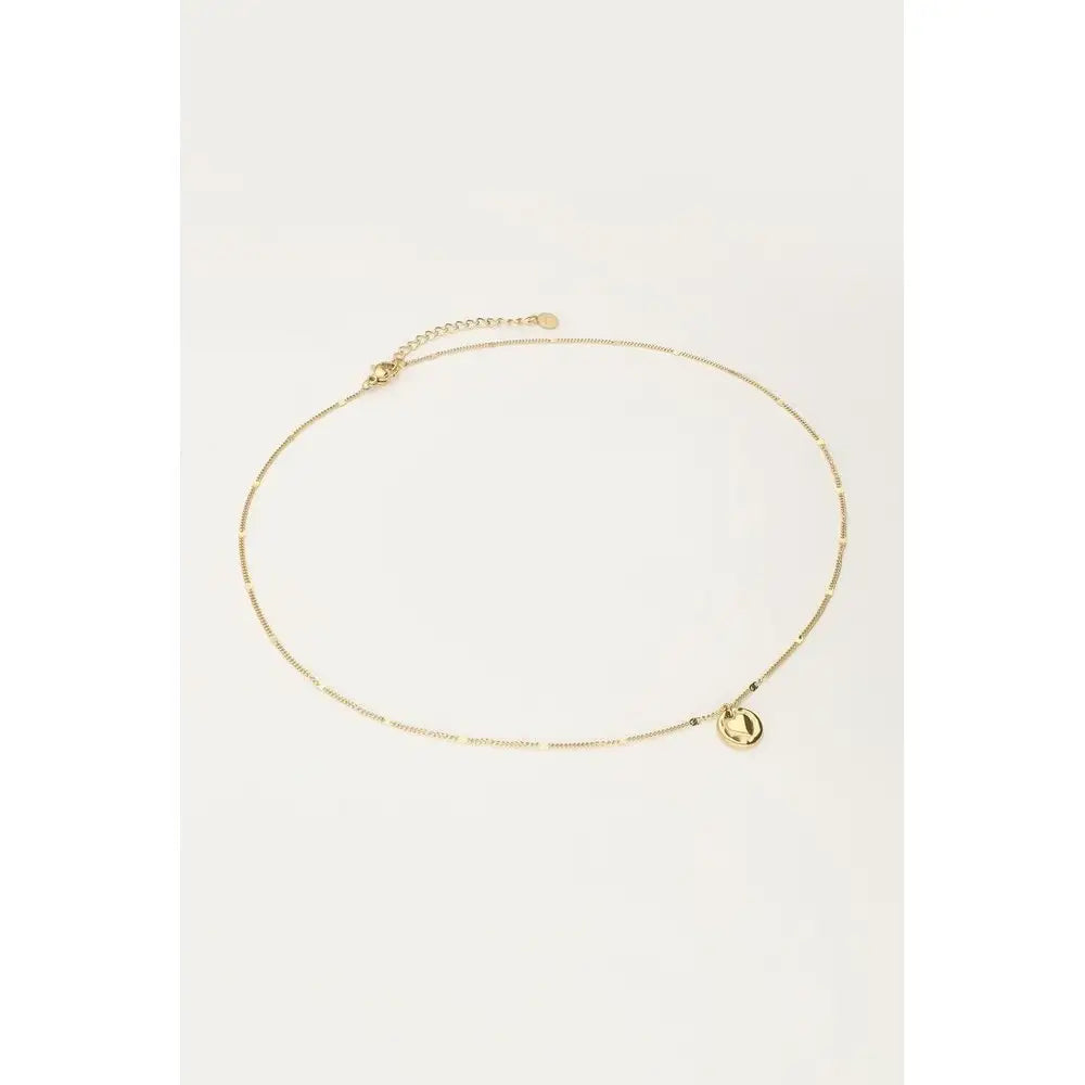 MJ Kette gehämmertes Herz - Estiique Boutique