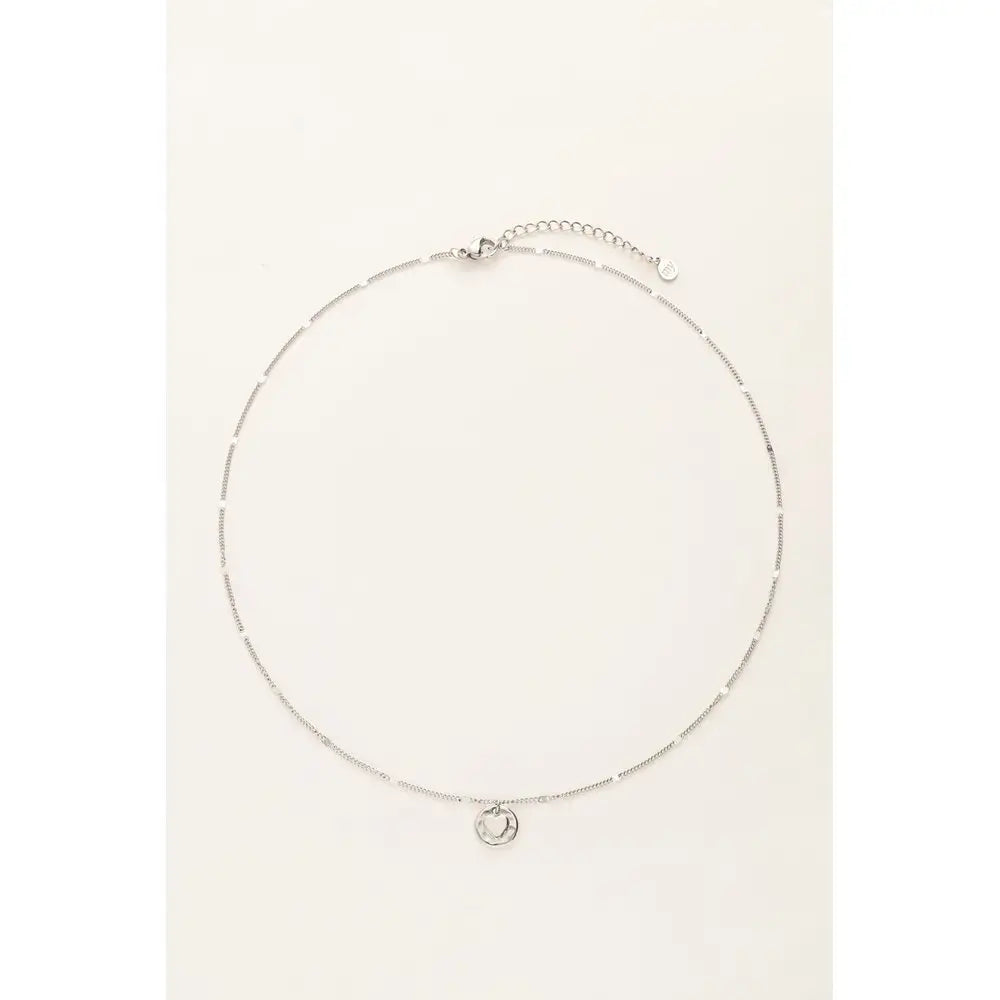 MJ Kette gehämmertes Herz - Estiique Boutique