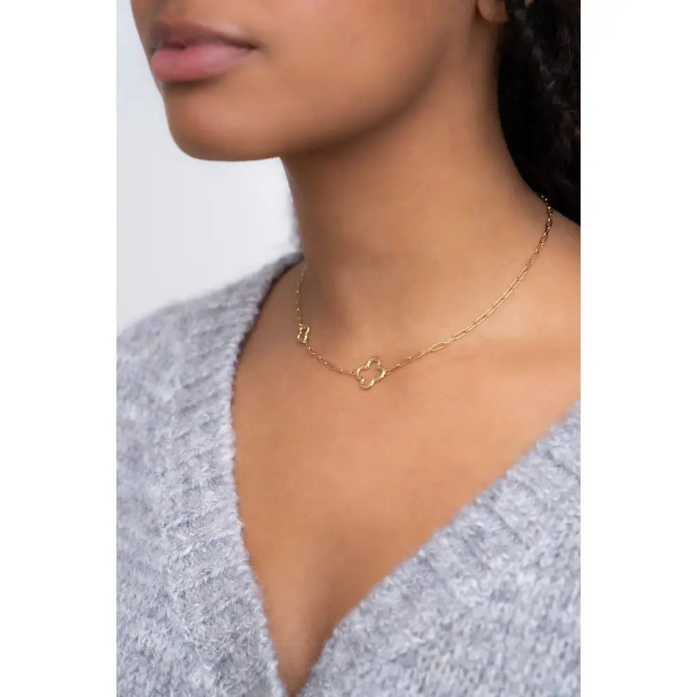 MJ Kette Kleeblatt - Estiique Boutique