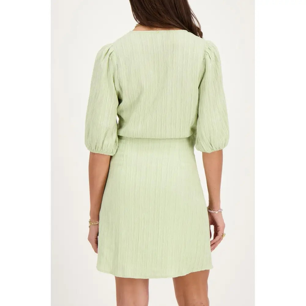 MJ Kleid wrap dress short sleeve - Estiique Boutique