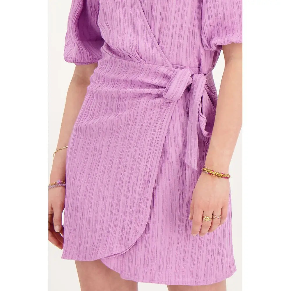 MJ Kleid wrap dress short sleeve - Estiique Boutique