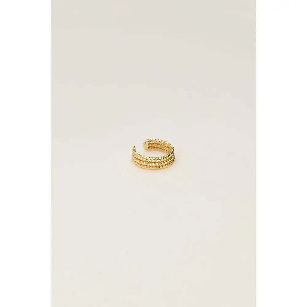 MJ Ohrring Earcuff drei Ringe - Ohrring