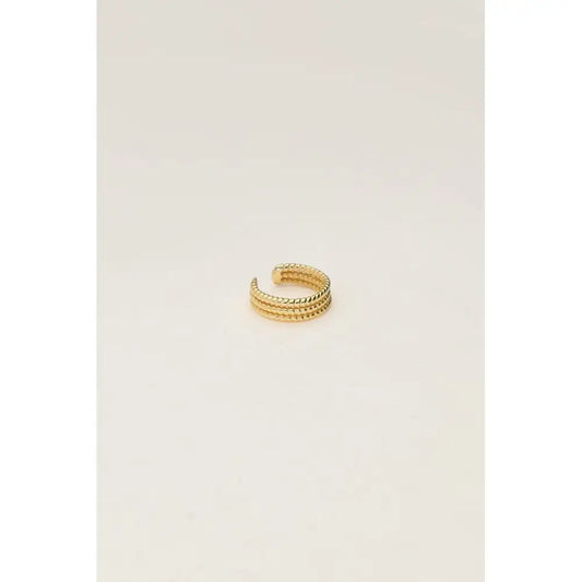 MJ Ohrring Earcuff drei Ringe - Ohrring