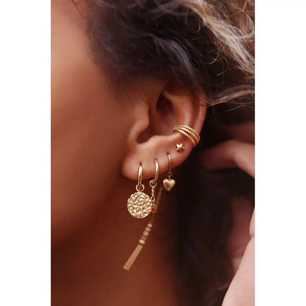 MJ Ohrring Earcuff drei Ringe - Ohrring