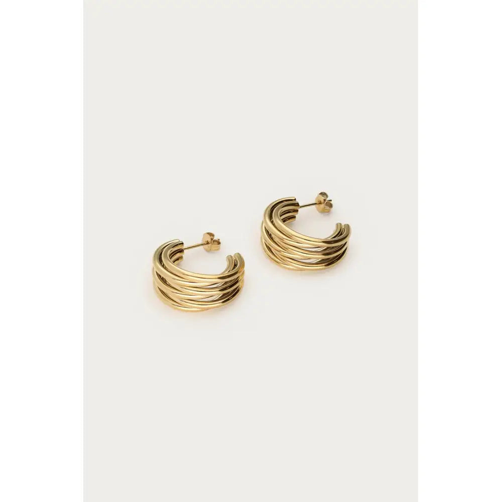 MJ Ohrring mehrere Ringe - Estiique Boutique