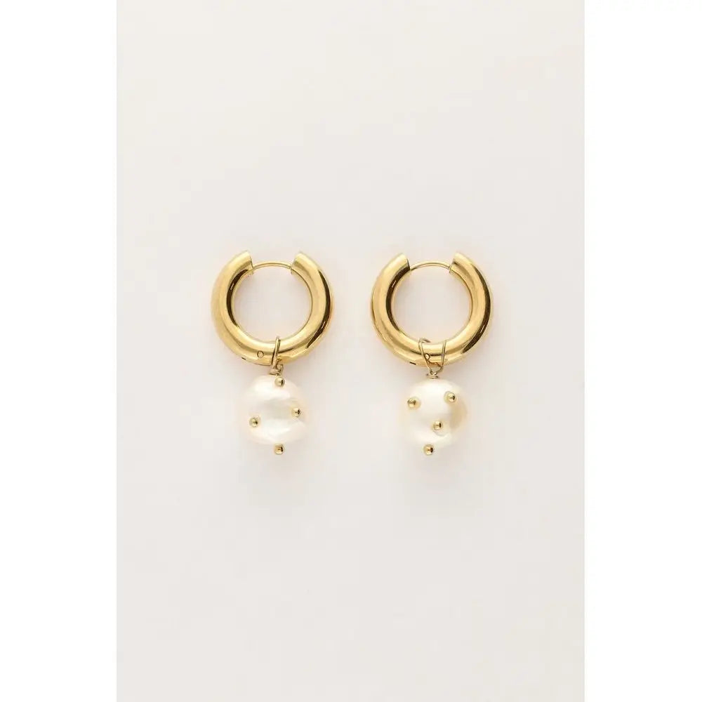 MJ Ohrring Perlenanhänger - Estiique Boutique