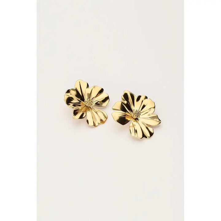 MJ Ohrring Statement Blume - Estiique Boutique
