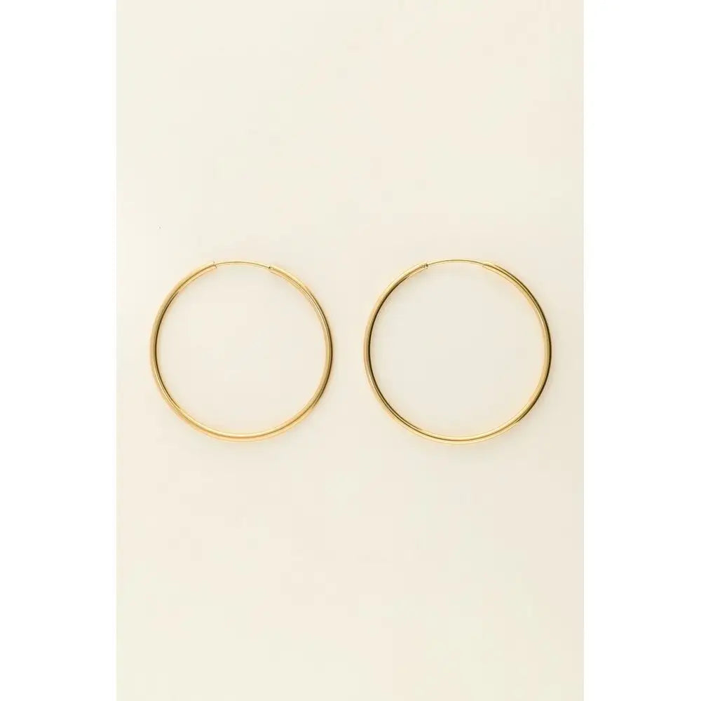 MJ Ohrringe Creolen groß - Estiique Boutique