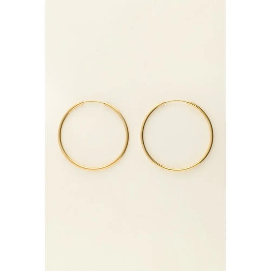 MJ Ohrringe Creolen groß - Estiique Boutique