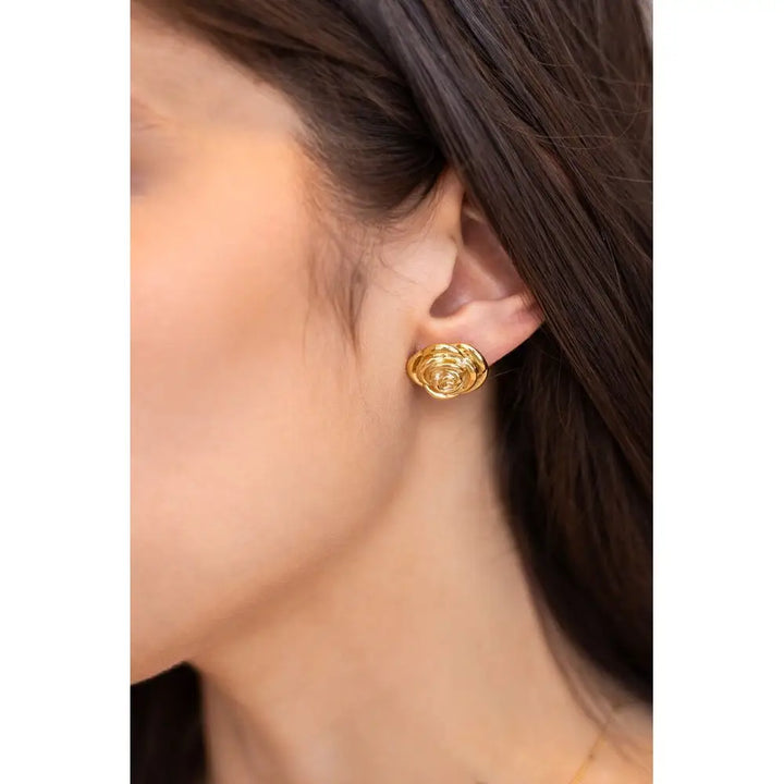 MJ Ohrstecker Rose - Estiique Boutique