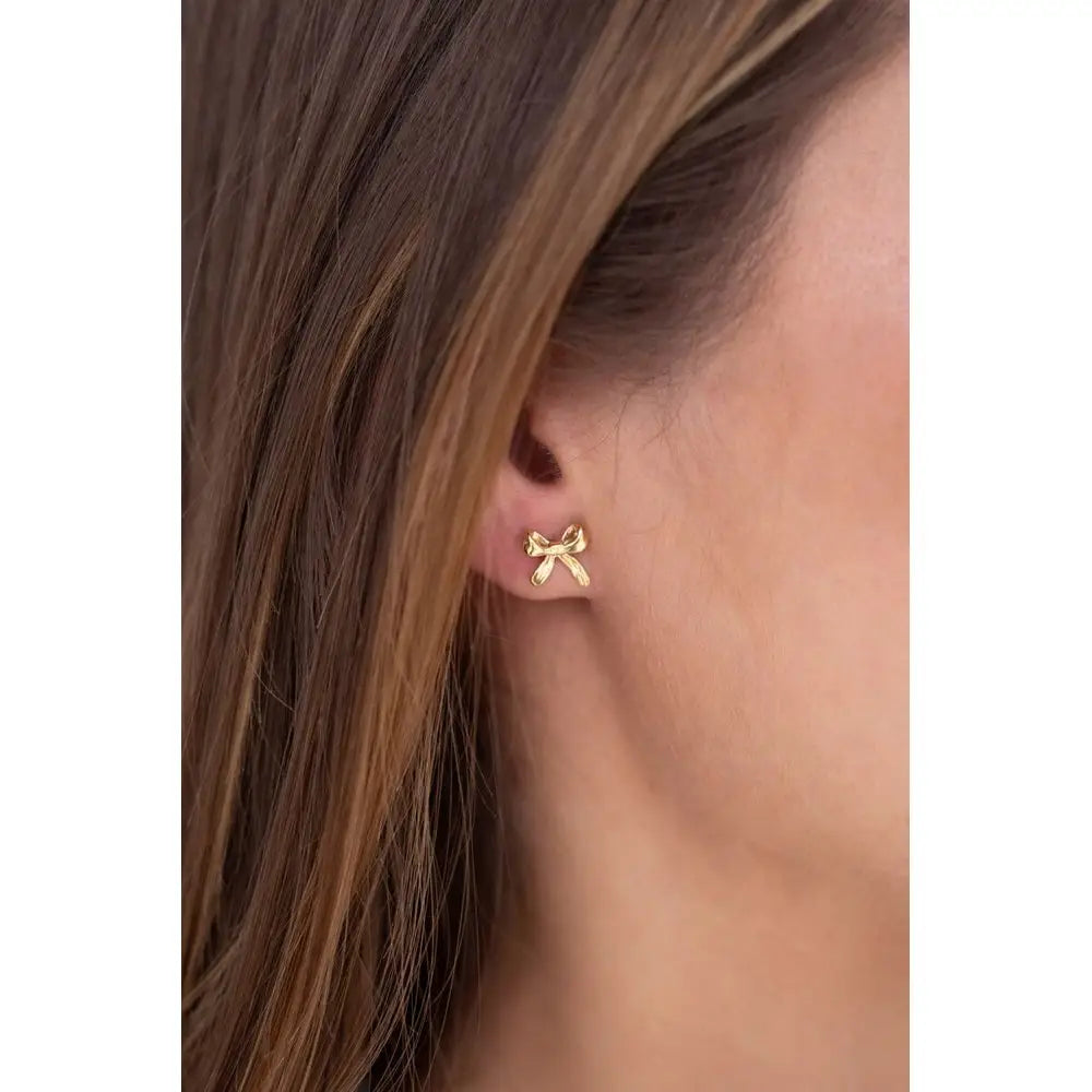 MJ Ohrstecker Schleife - Estiique Boutique