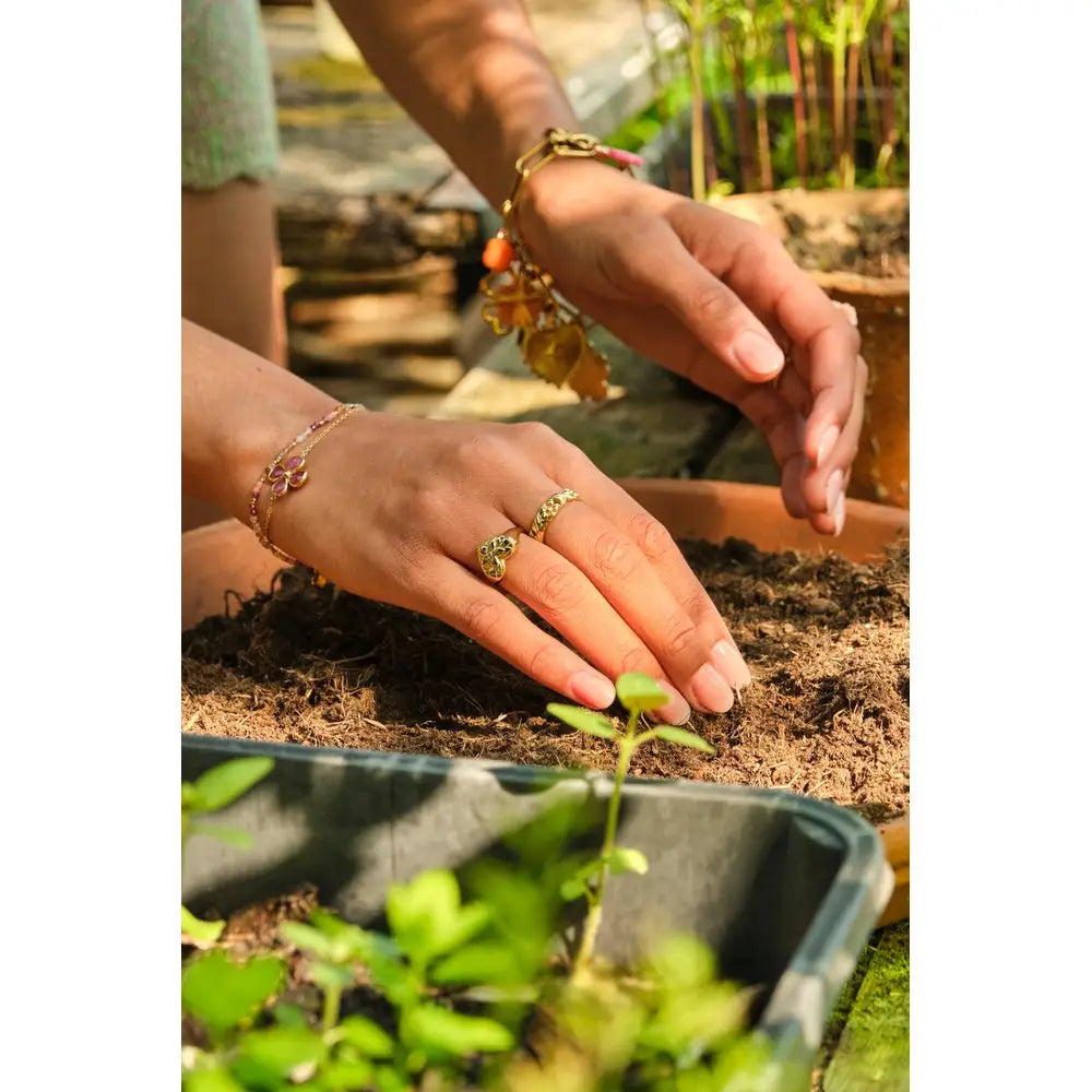 MJ Ring Blumenherz - Estiique Boutique