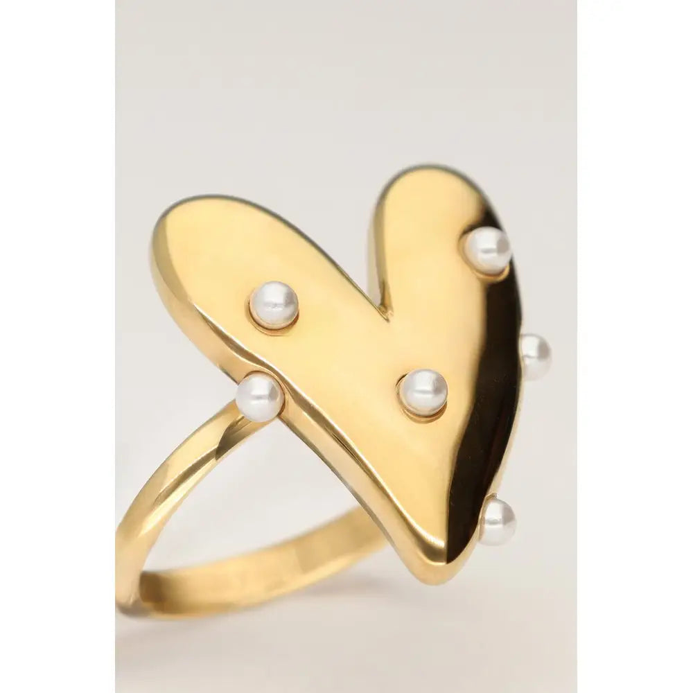 MJ Ring Herz/Perlen - Ring