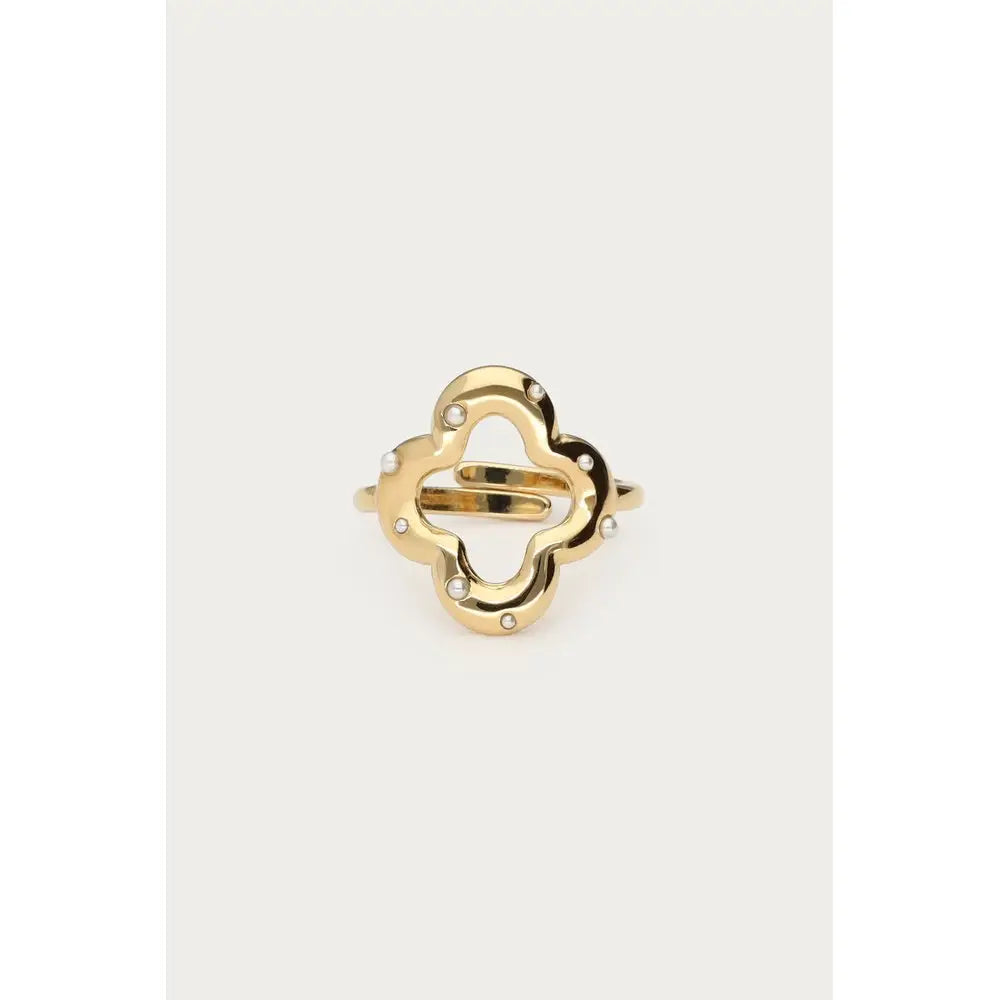 MJ Ring Kleeblatt/Perlen - Estiique Boutique