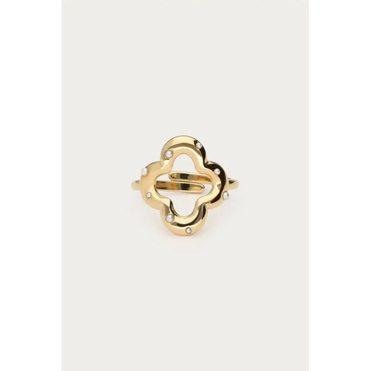 MJ Ring Kleeblatt/Perlen - Estiique Boutique