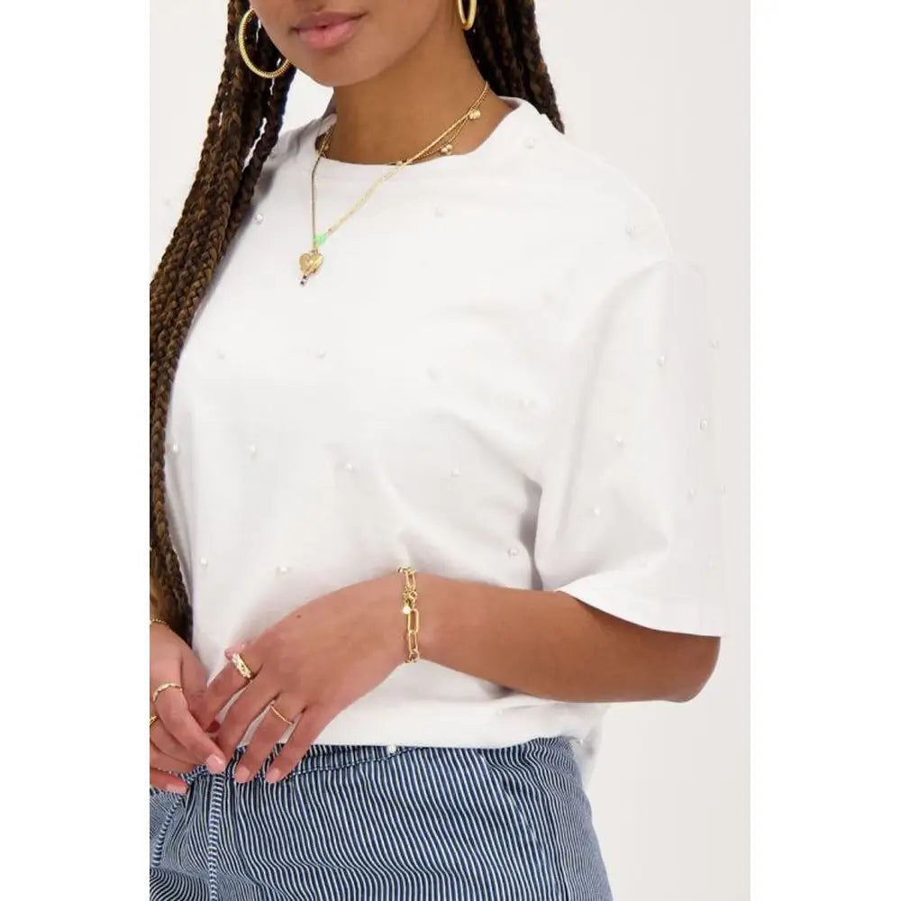 MJ T-Shirt Allover pearl tee - Estiique Boutique