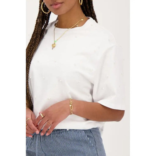 MJ T-Shirt Allover pearl tee - Estiique Boutique