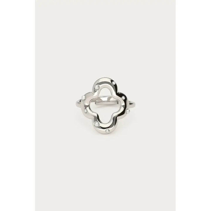MJ Ring Kleeblatt/Perlen - Estiique Boutique