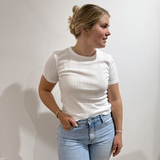 Pointelle T-Shirt