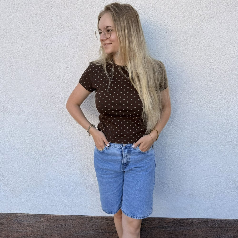 EF Shirt Polka Dot Chocolate