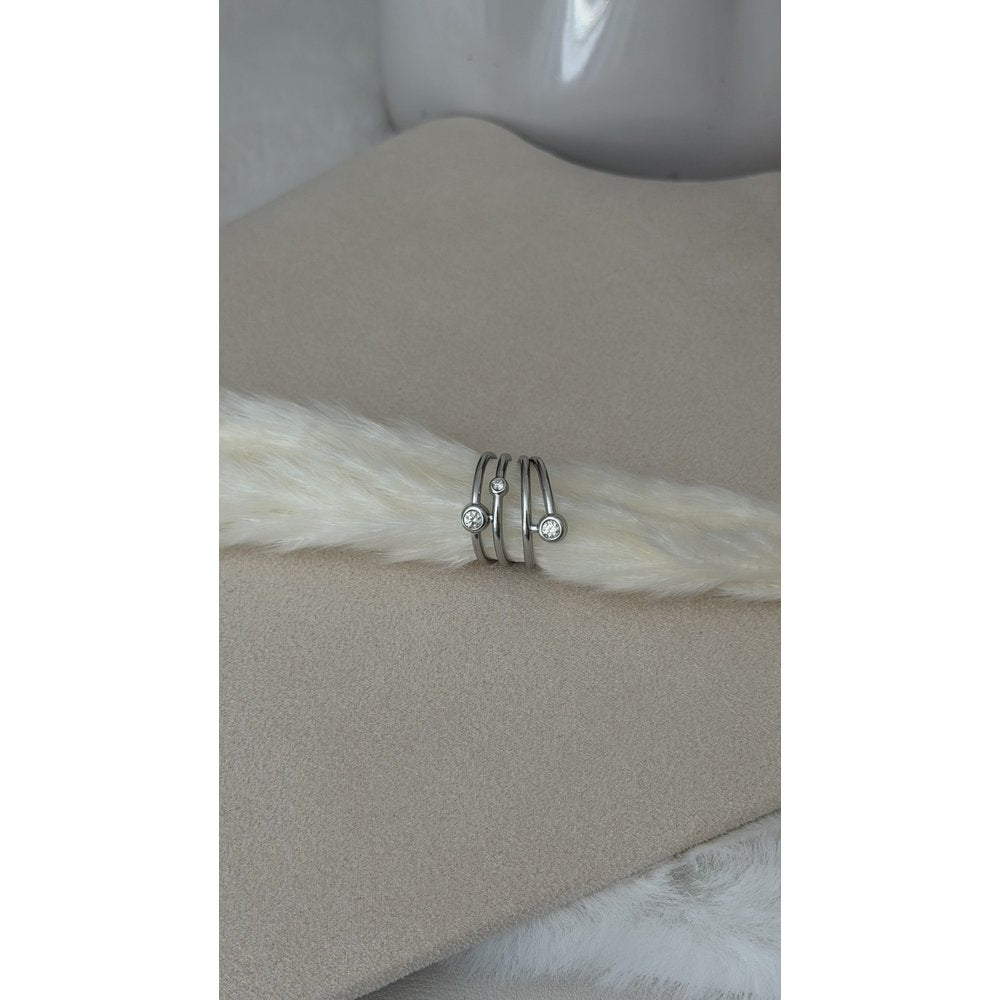 Ring mehrere Ringe Strasssteine