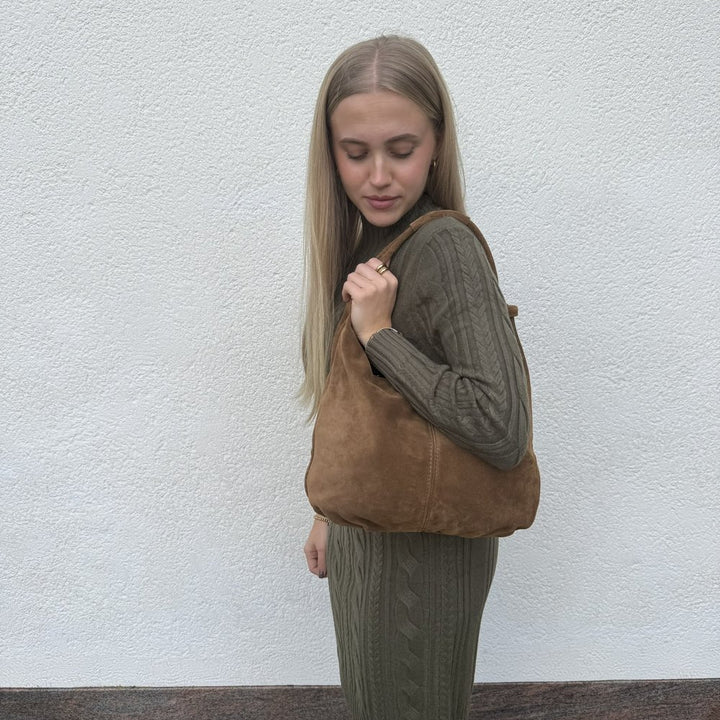 ZT Echtleder Shopper midi