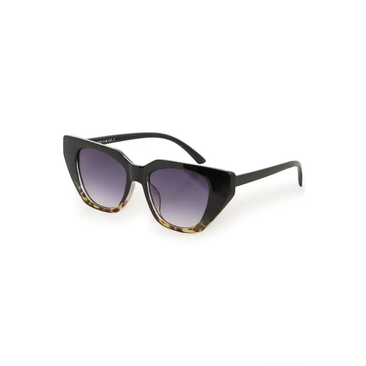 Sonnenbrille Cateye schwarz/leo Sonnenbrille