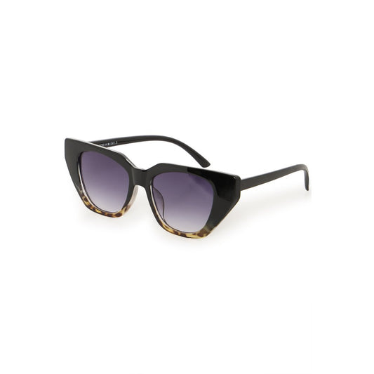 Sonnenbrille Cateye schwarz/leo