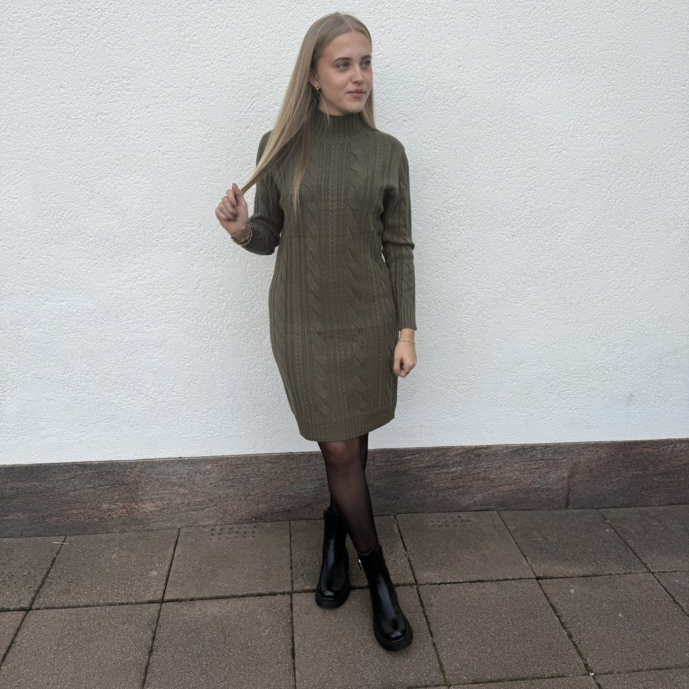 AF Strickkleid Zopfmuster