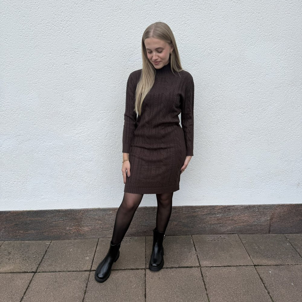 AF Strickkleid Zopfmuster