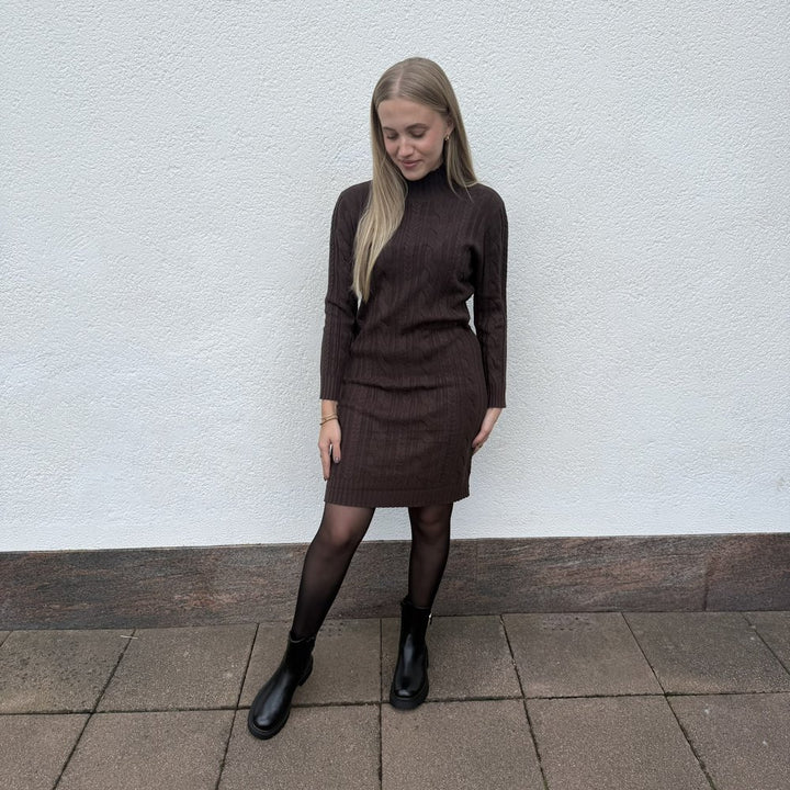 AF Strickkleid Zopfmuster