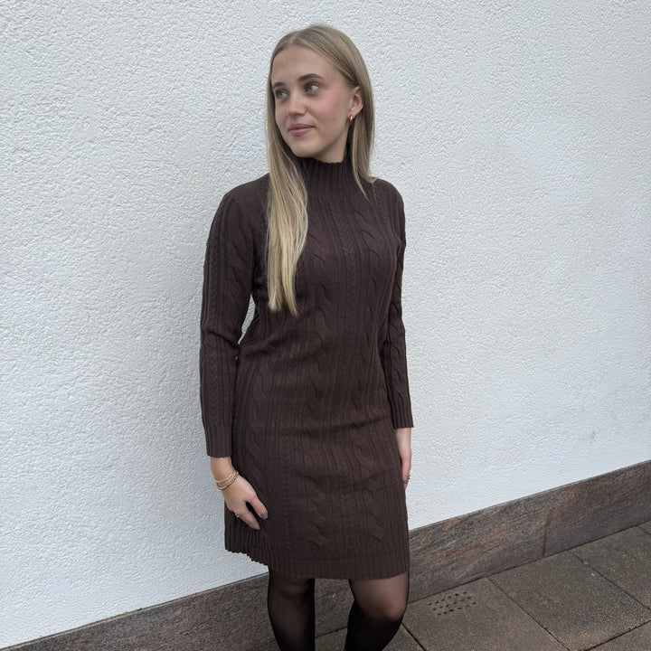 AF Strickkleid Zopfmuster