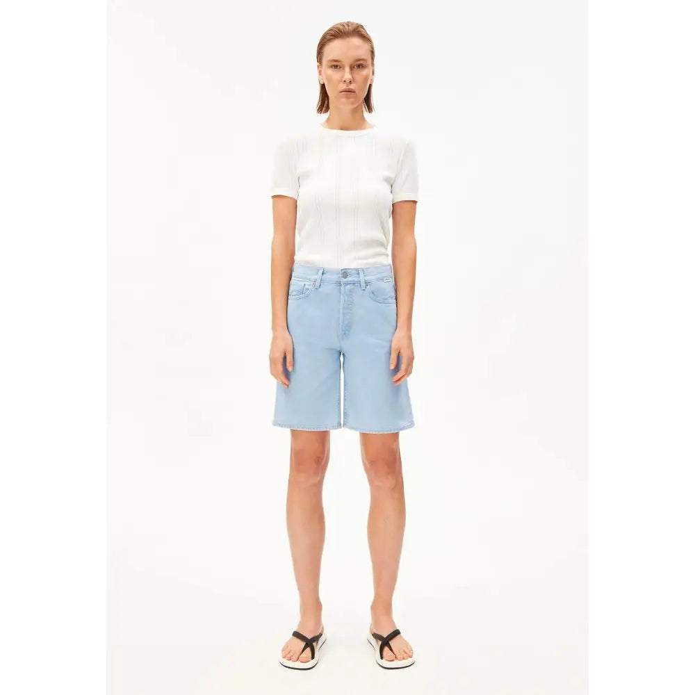 THALINAA Denim Short Shorts