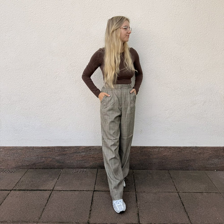 IHLAITO Stoffhose Vintage