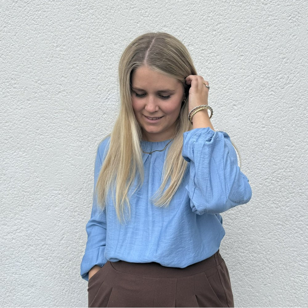 IHIMELDA Bluse Viskose