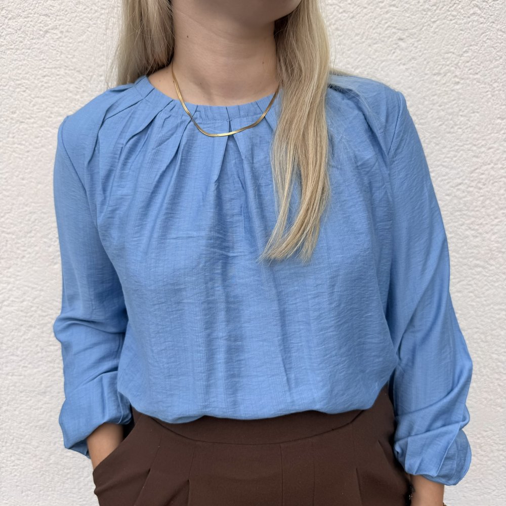 IHIMELDA Bluse Viskose